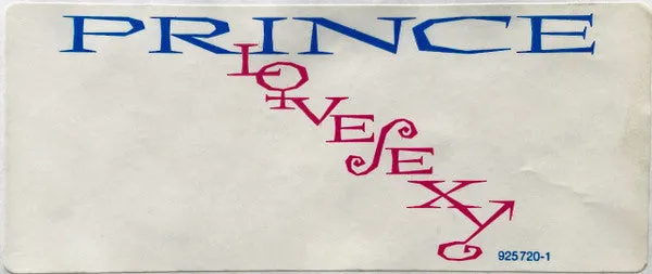 Prince Lovesexy LP vinile usato VG+ funk 1988