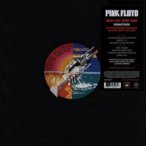 Pink Floyd Wish You Were Here LP 180g