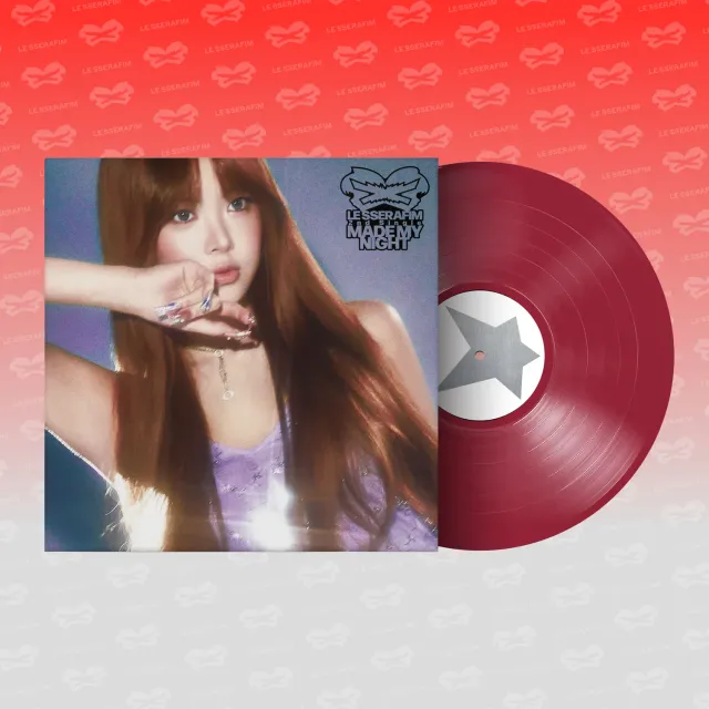 LE SSERAFIM Made My Night LP vinile warm red