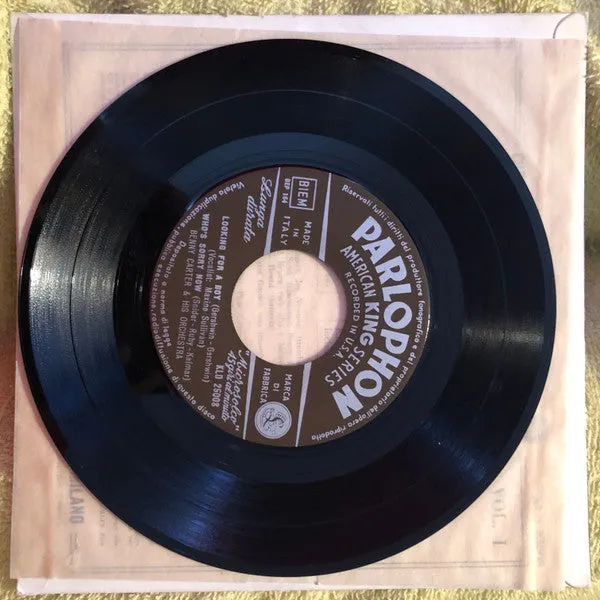 Benny Carter Vol.1 EP 7" vinile jazz swing 1957