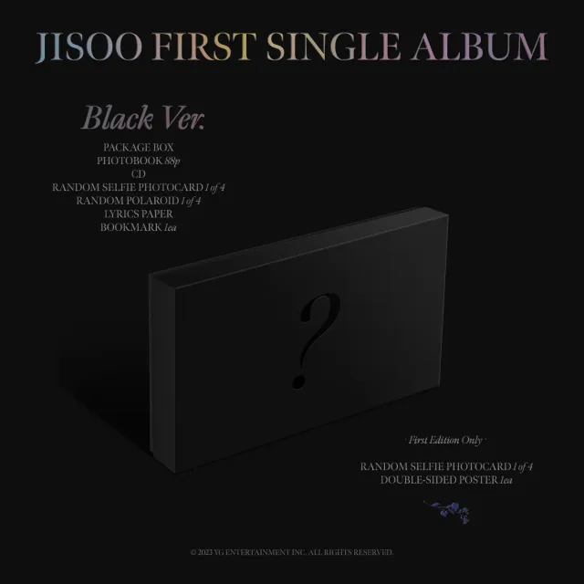 Jisoo Me CD box set Black K-pop photobook