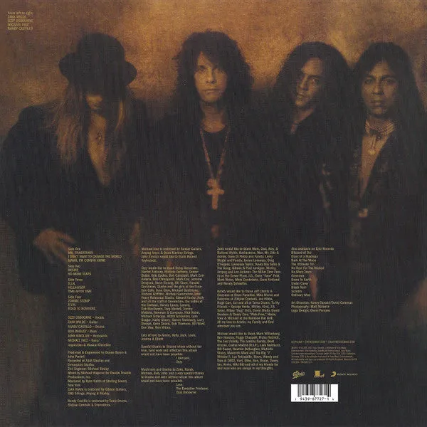 Ozzy Osbourne No More Tears doppio vinile 2xLP heavy metal