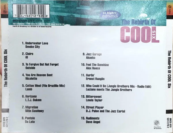 Various Rebirth Of Cool Six CD compilation RE