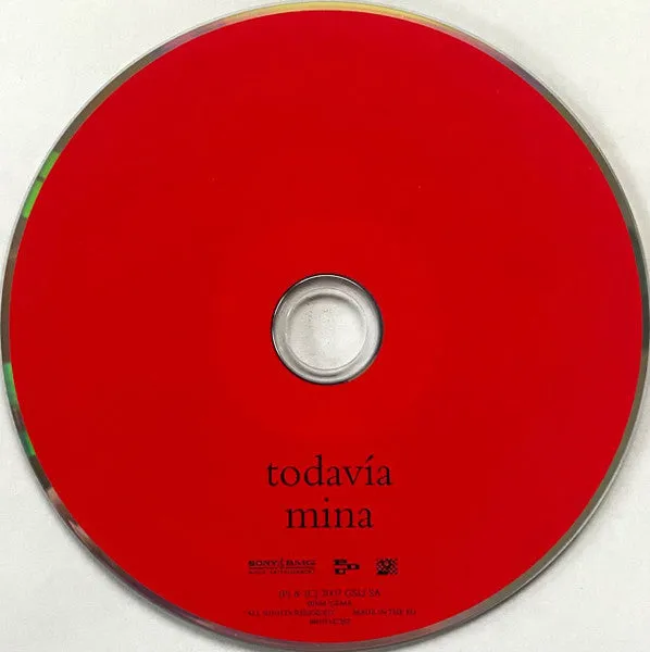 Mina Todavía CD album edizione spagnola mint