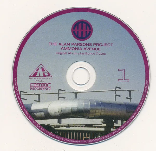 Alan Parsons Project Ammonia Avenue box deluxe 3CD vinile