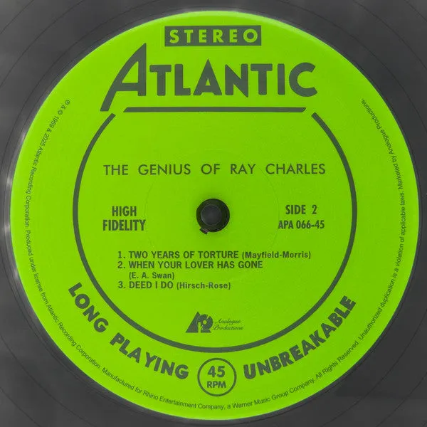 Ray Charles Genius Of Ray Charles 2xLP 180g num