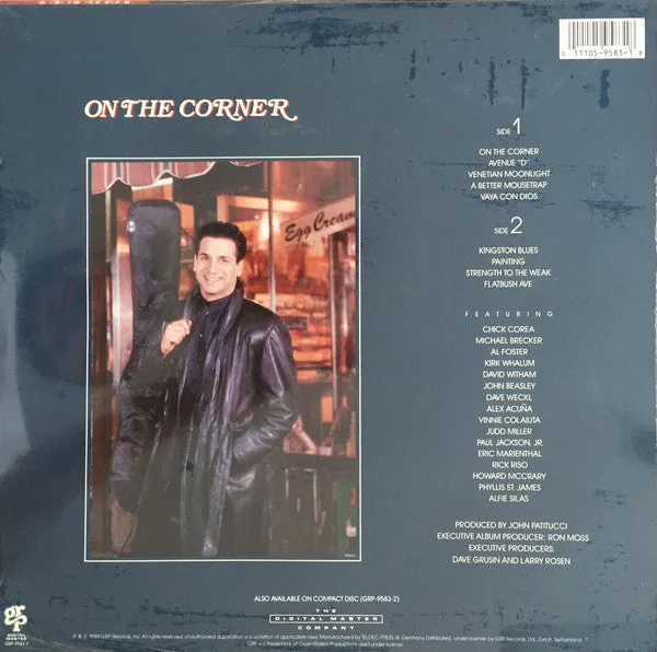 John Patitucci On The Corner vinile LP fusion 1989