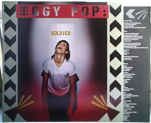 Iggy Pop Soldier LP vinile punk italiano 1980