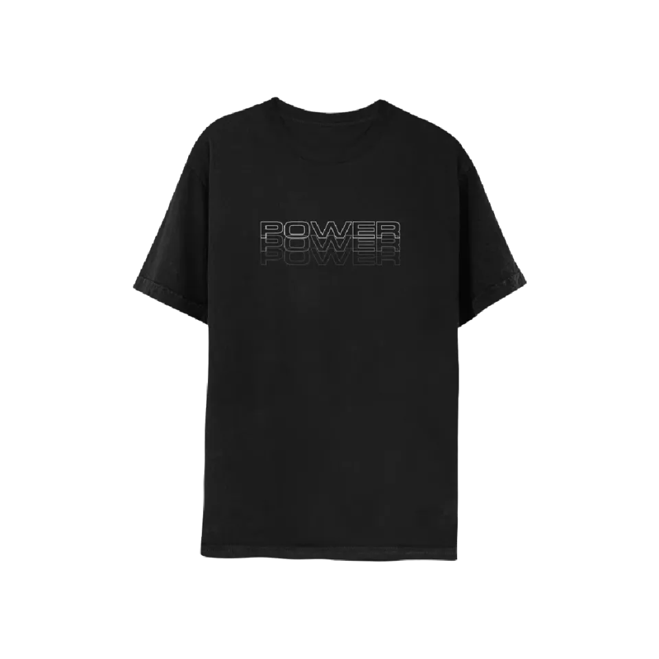 Polydor Power Trip maglietta nera cotone bio S-XL