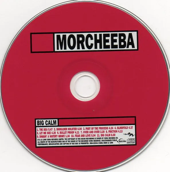Morcheeba Big Calm CD album trip hop downtempo