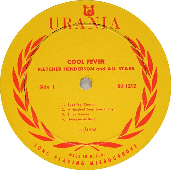 Fletcher Henderson And All Stars Cool Fever LP vinile mono