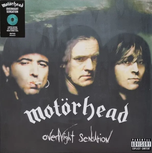 Motörhead Overnight Sensation vinile verde ristampa