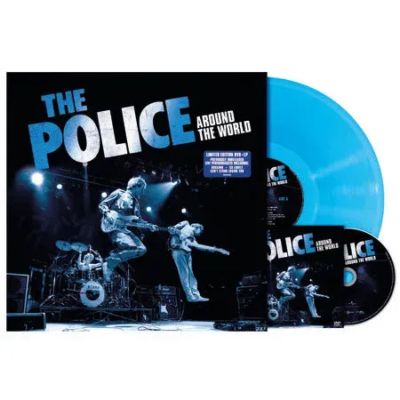 Police Around The World LP Blu Vinile + DVD