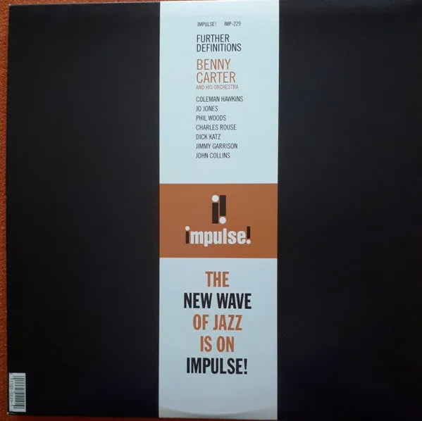 Benny Carter Further Definitions LP 180g riedizione limitata