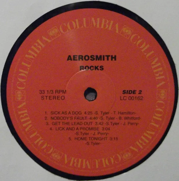 Aerosmith Rocks vinile LP 180g ristampa 2017