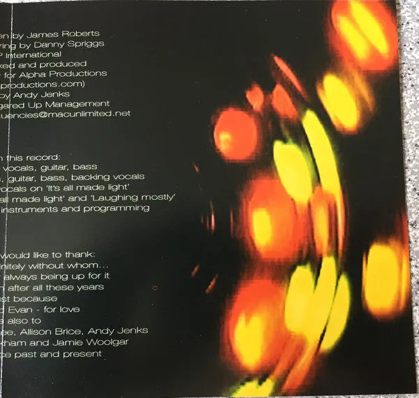 James Roberts Everything You Know Is Right CD album indie