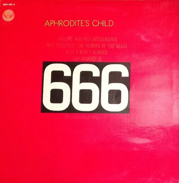 Aphrodite's Child 666 doppio vinile 2xLP gatefold