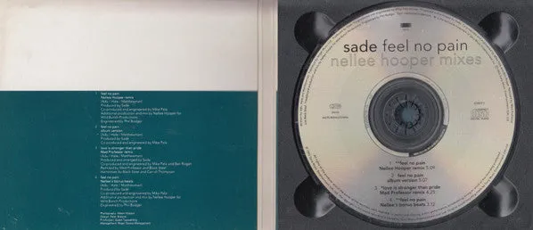 Sade Feel No Pain CD singolo Nellee Hooper mix VG+