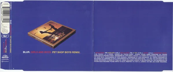 Blur Girls & Boys singolo CD remix Pet Shop Boys VG+