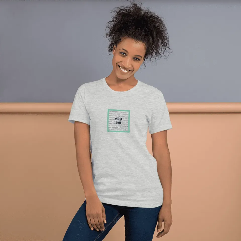 Vinyl Deli Soul Tee maglietta cotone grigio melange
