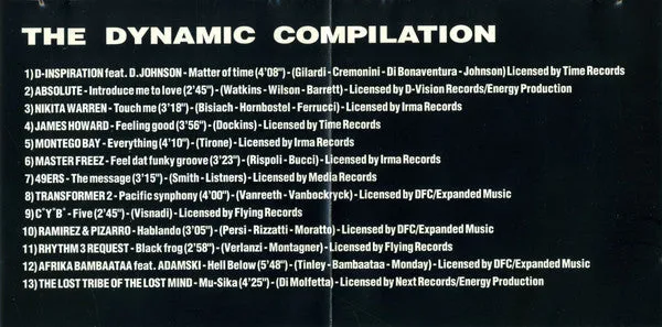 Various The Dynamic Compilation CD compilation house 1992