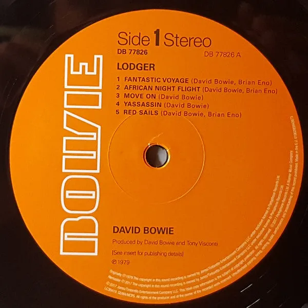 David Bowie Lodger vinile LP 180g remaster 2017