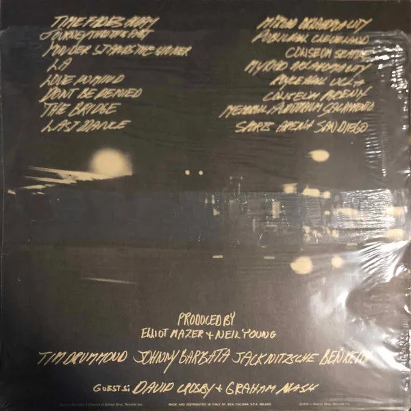 Neil Young Time Fades Away LP vinile ristampa country rock