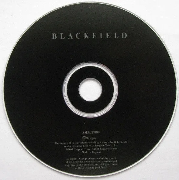 Blackfield Blackfield doppio CD digipak art rock