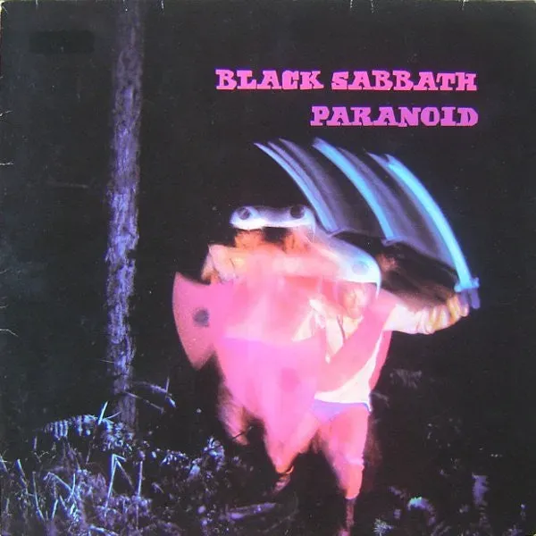 Black Sabbath Paranoid LP ristampa tedesca VG+ metal