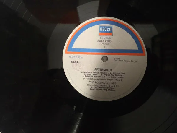 Rolling Stones Aftermath LP vinile ristampa blues rock
