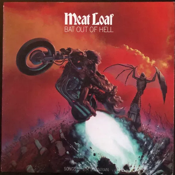 Meat Loaf Bat Out Of Hell LP pop rock usato VG+ USA