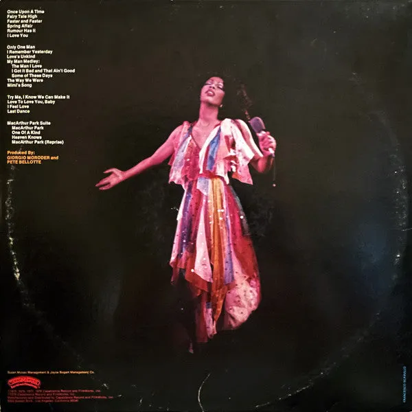 Donna Summer Live And More 2xLP disco USA PRC