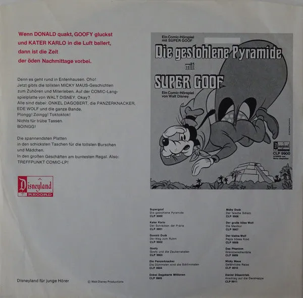 Georg Thomalla Pinocchio vinile LP favola tedesco VG