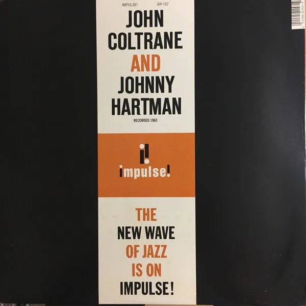 Coltrane Hartman LP heavyweight ristampa VG+
