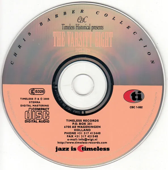 Varsity Eight 1923-1926 CD compilation dixieland