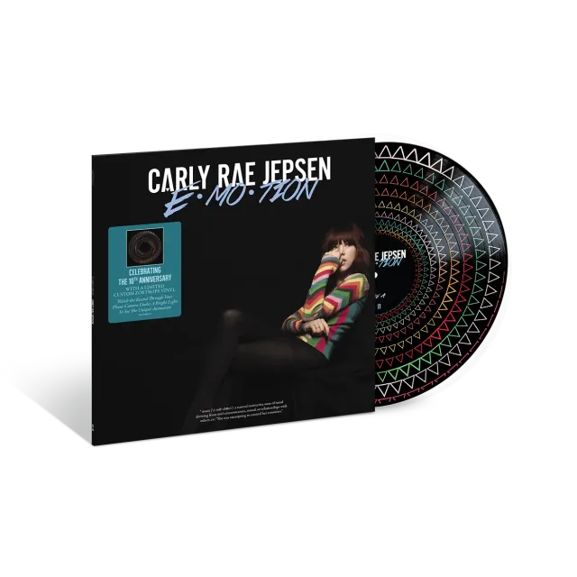 Polydor Carly Rae Jepsen E-MO-TION vinile zoetrope 10 anni