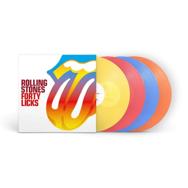 Polydor Records Forty Licks vinile colorato 4LP 180g limitato