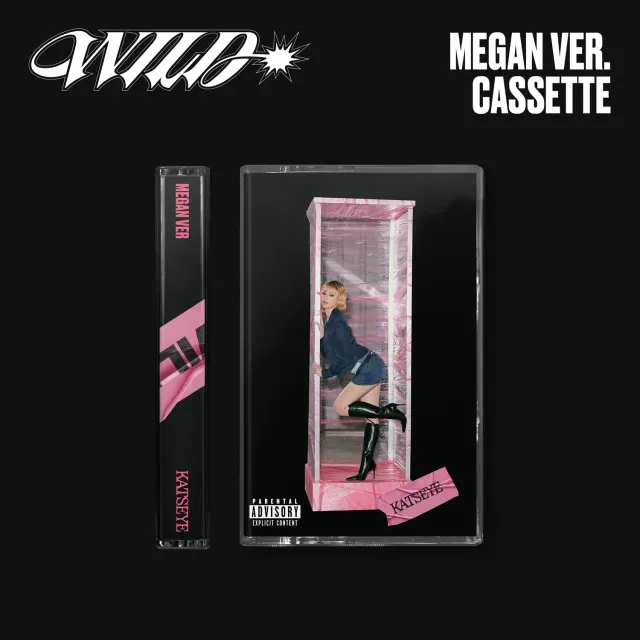 KATSEYE WILD Megan ver. UK Exclusive cassetta edizione limitata