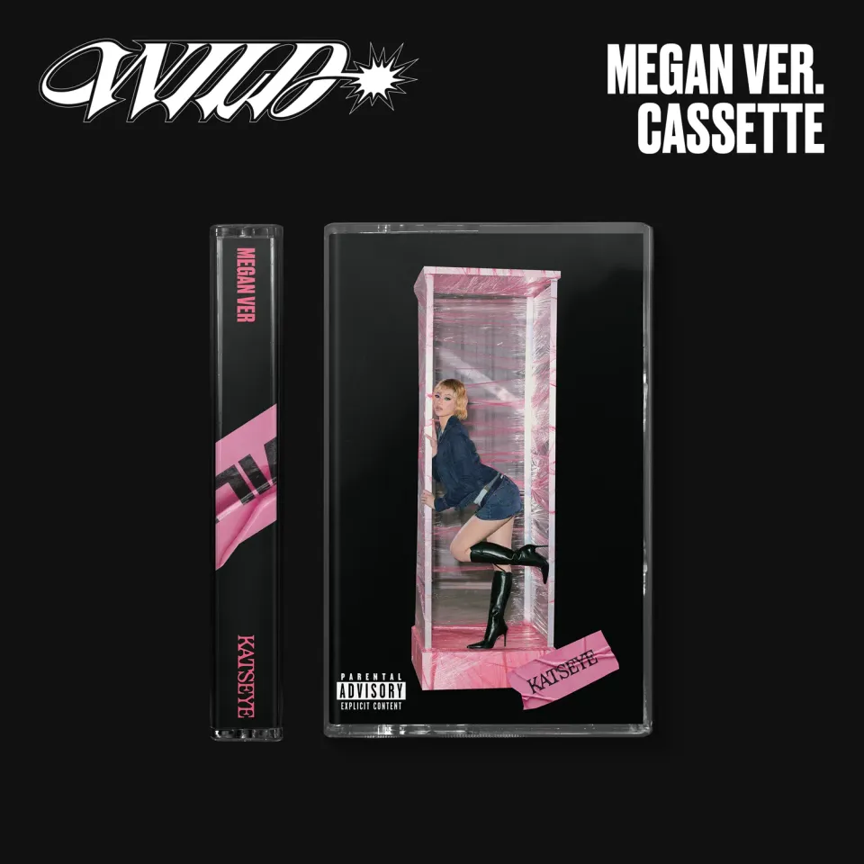 KATSEYE WILD Megan ver. UK Exclusive cassetta edizione limitata