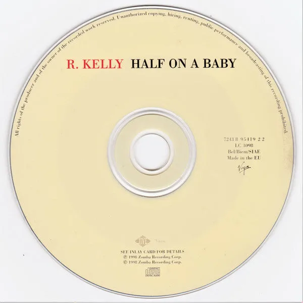 R. Kelly Half On A Baby CD singolo usato VG+