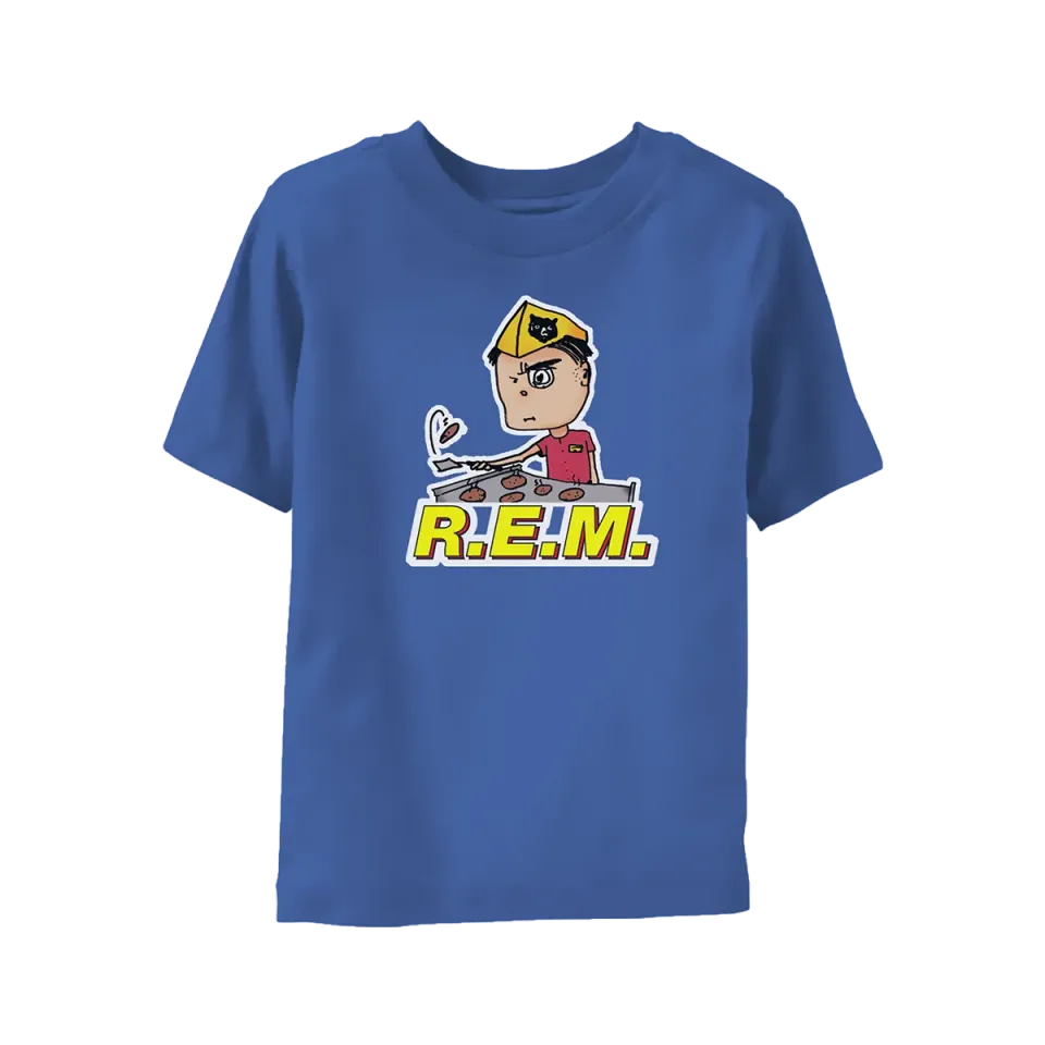 R.E.M. McJob Youth Tee t-shirt blu royal ragazzo