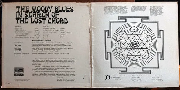 Moody Blues In Search Of The Lost Chord LP gatefold