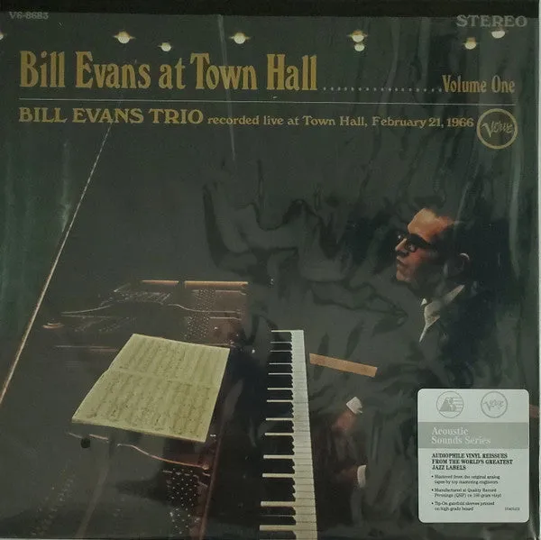Bill Evans Trio At Town Hall Vol 1 vinile LP 180g