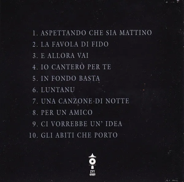 Pippo Pollina Aspettando Che Sia Mattino CD vocal