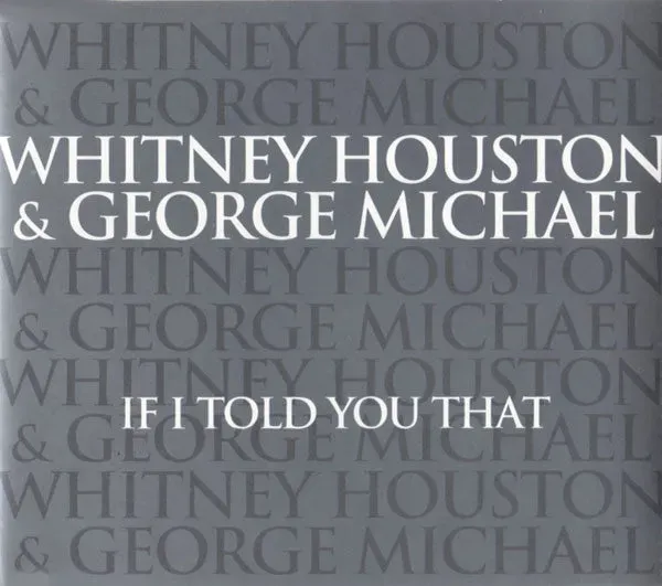 Whitney Houston George Michael If I Told You That CD maxi