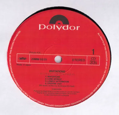 Shakatak Invitations LP vinile stampa Giappone NM