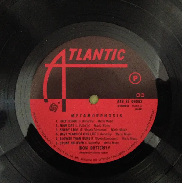 Iron Butterfly Metamorphosis vinile LP rock psichedelico usato