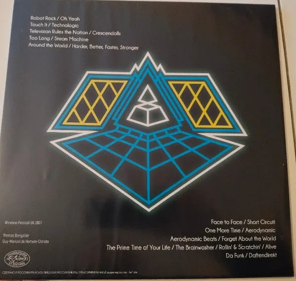 Daft Punk Wireless Festival 2007 vinile LP blu