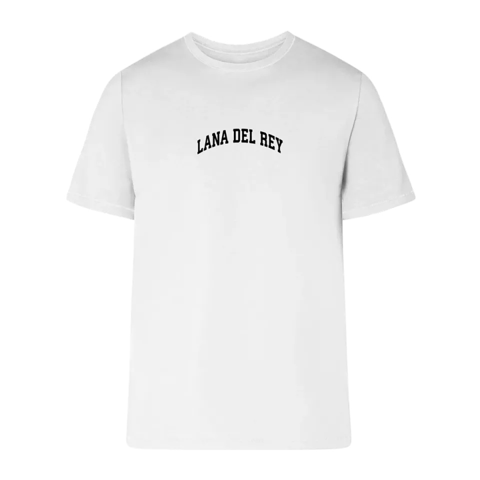 Lana Del Rey Logo t-shirt bianca oversize cotone