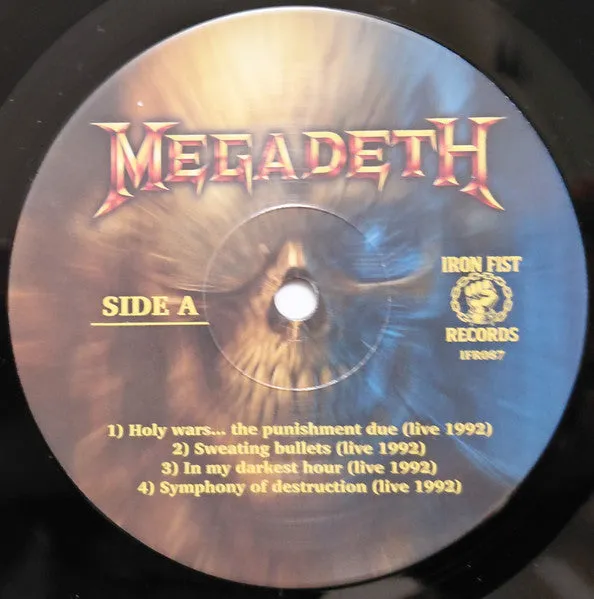 Megadeth Demos 1988 Live 1992 vinile LP thrash unofficial